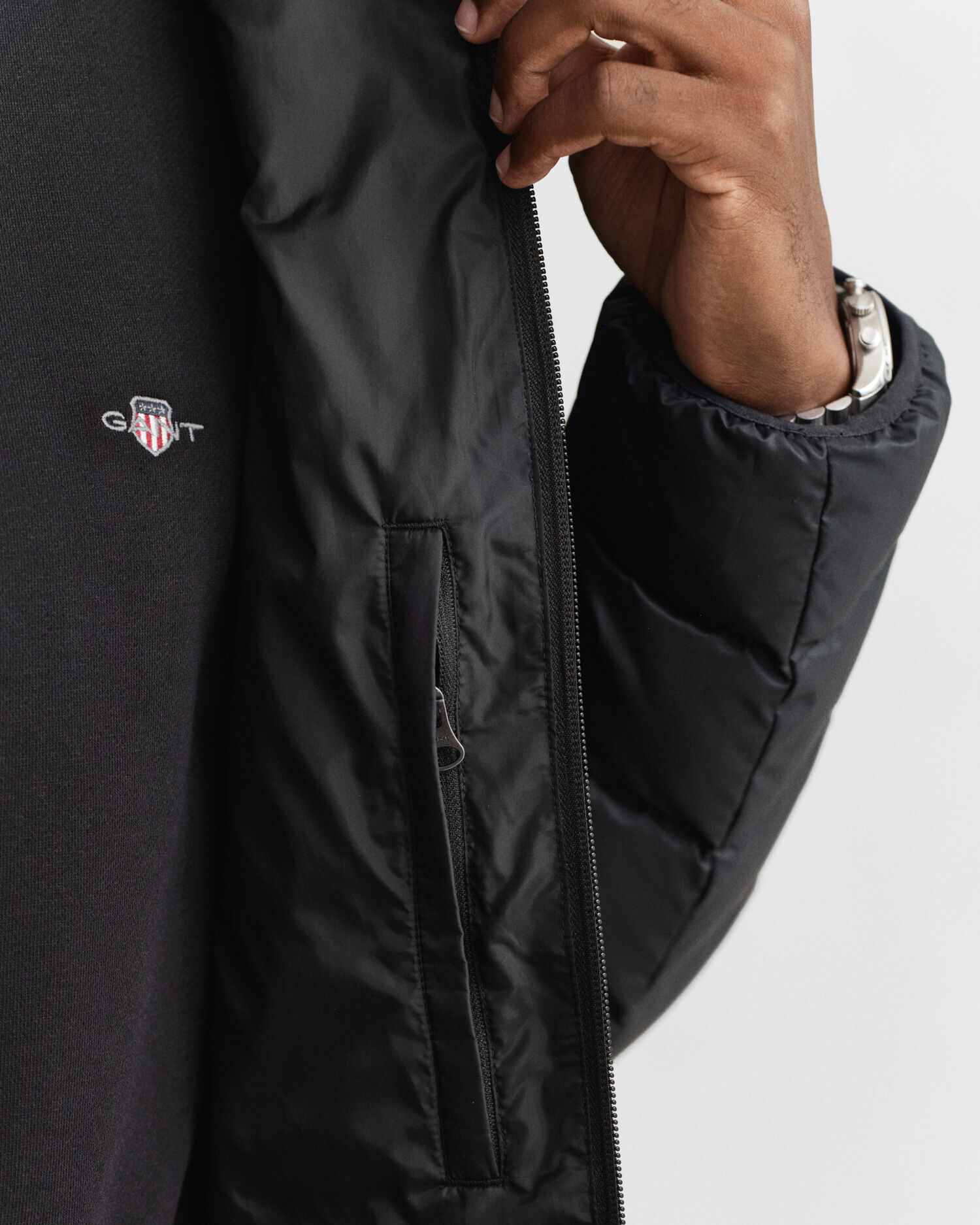 Light Down Jacket — BLACK