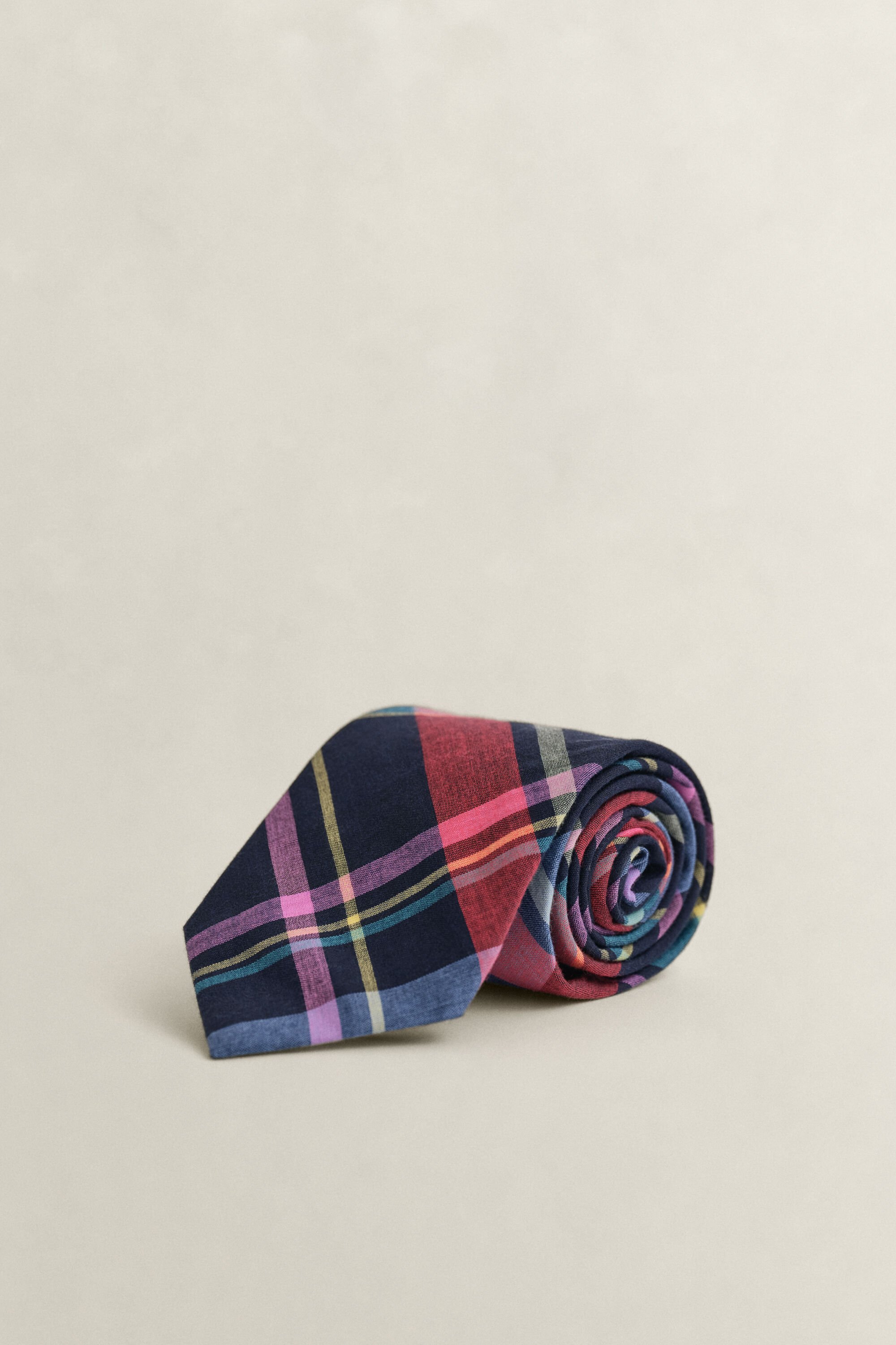 Madras Check Tie