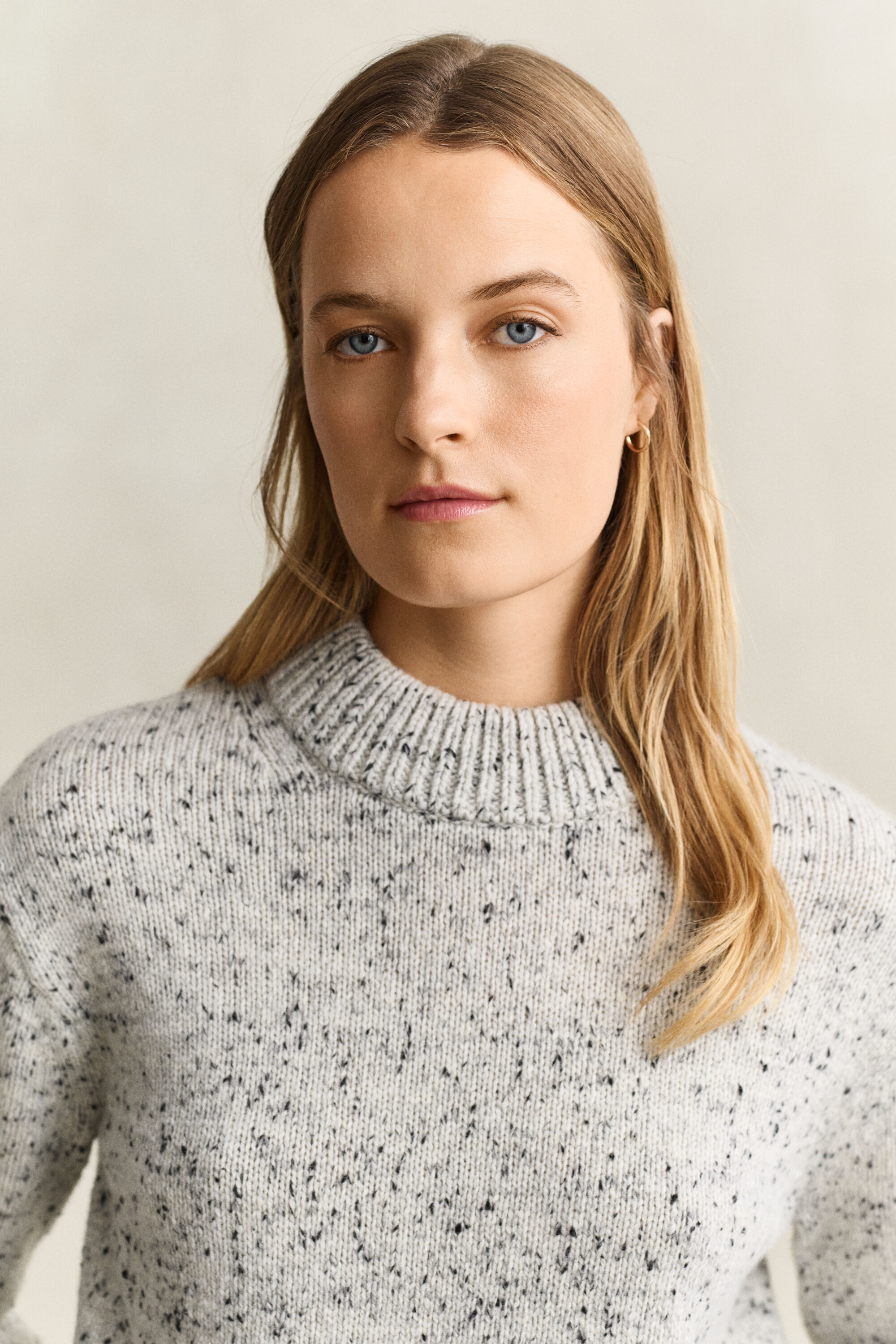 Wool Blend Nepps Sweater