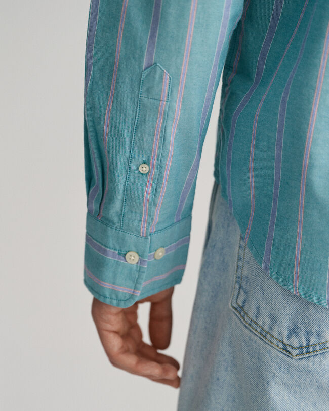 Regular Fit Striped Archive Oxford Shirt 