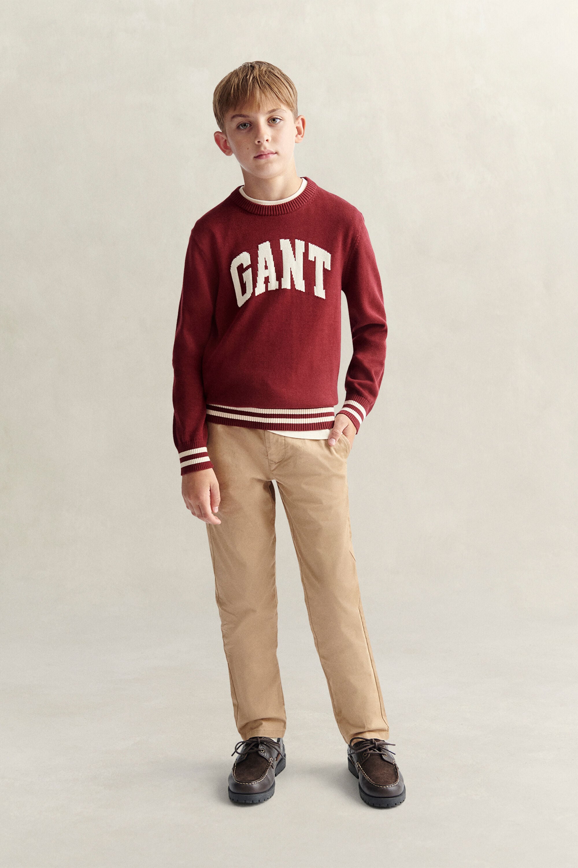 Teen Boys Intarsia Sweater