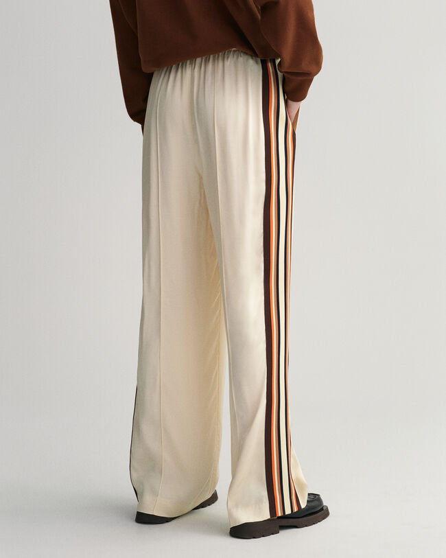 Relaxed Fit Striped Pull-On Pants