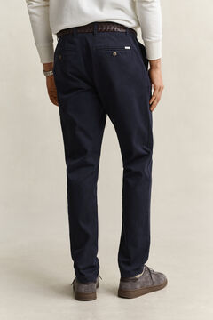 Slim Fit Comfort Chinos — EVENING BLUE 2