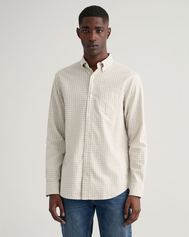 Regular Fit Jaspe Gingham Shirt