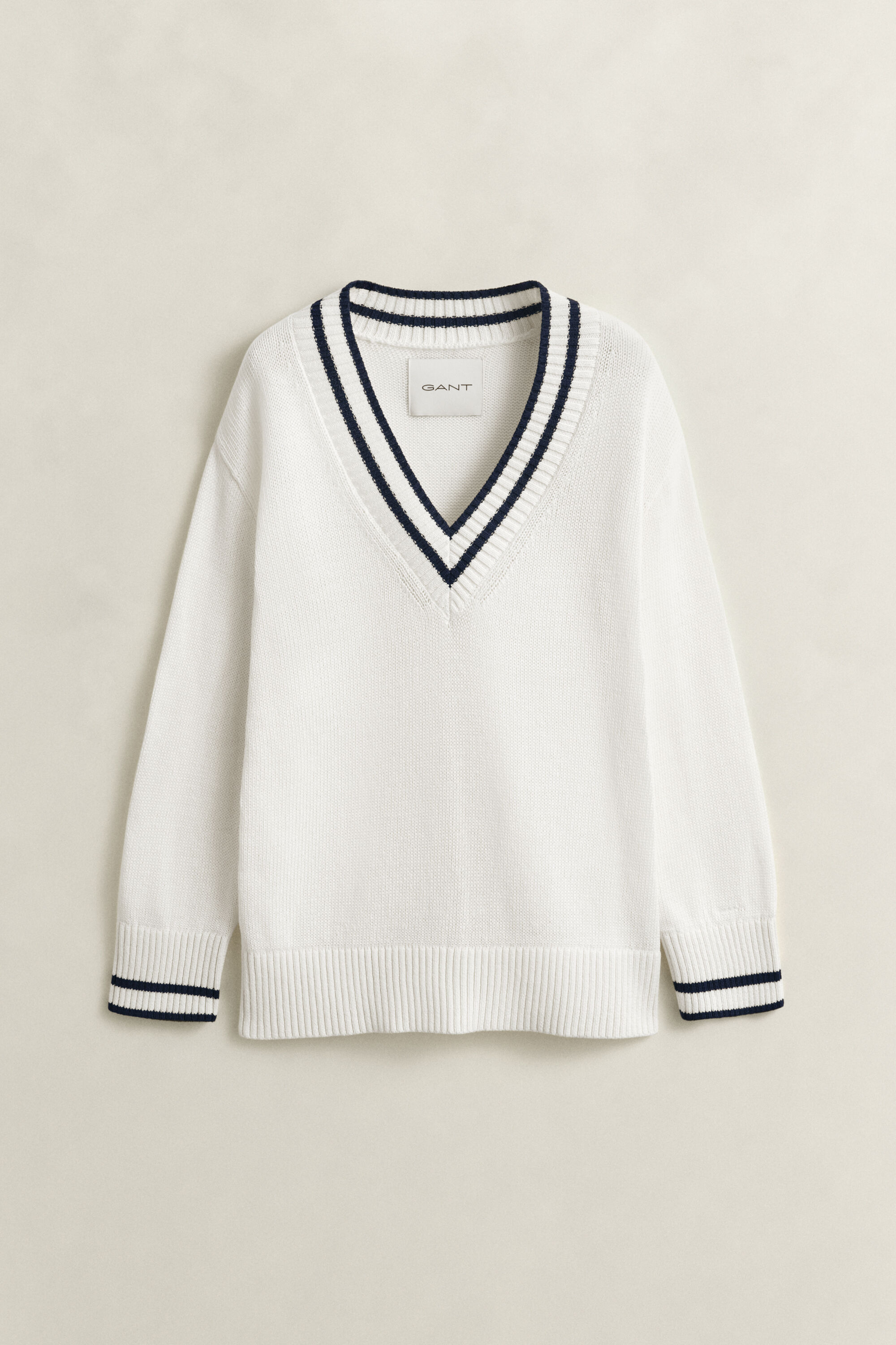 Cotton V-Neck Sweater