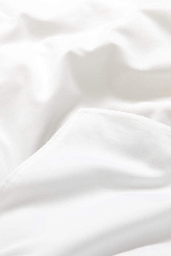 Sateen Double Duvet — WHITE
