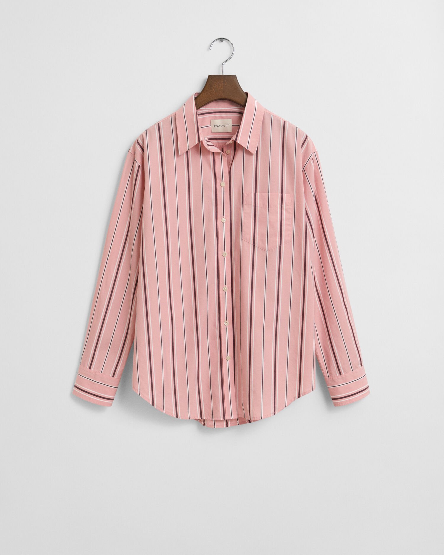 Relaxed Fit Classic Striped Poplin Shirt