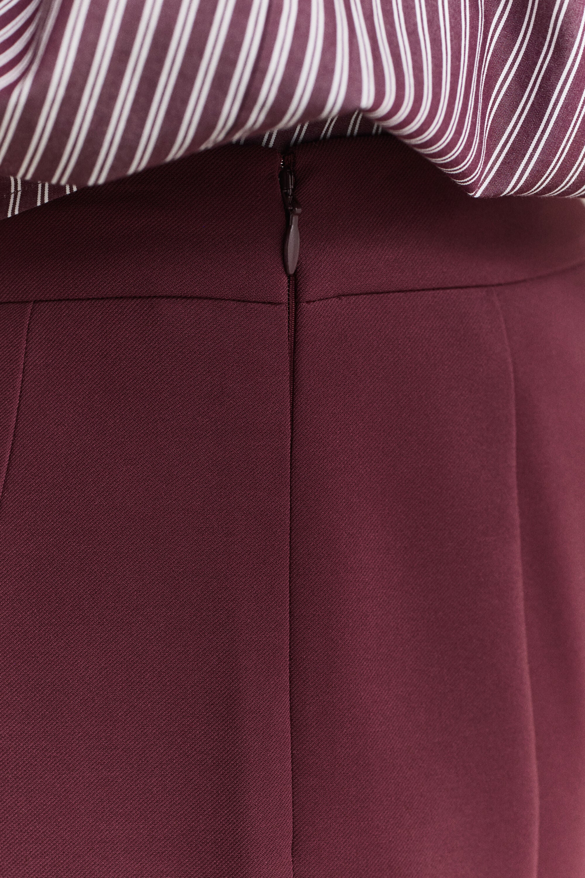 Pleated Midi Skirt