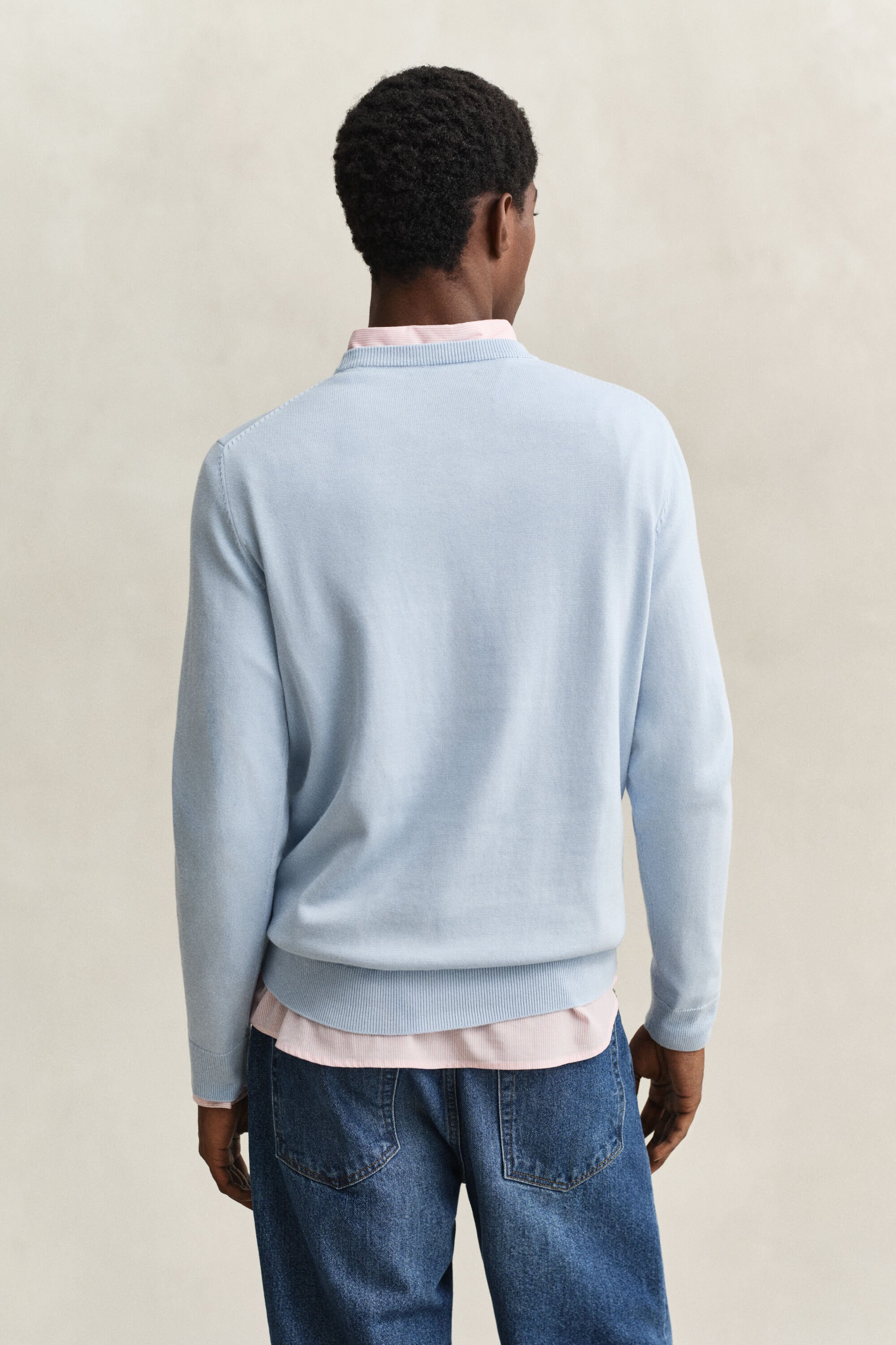 Cotton Crew Neck Sweater
