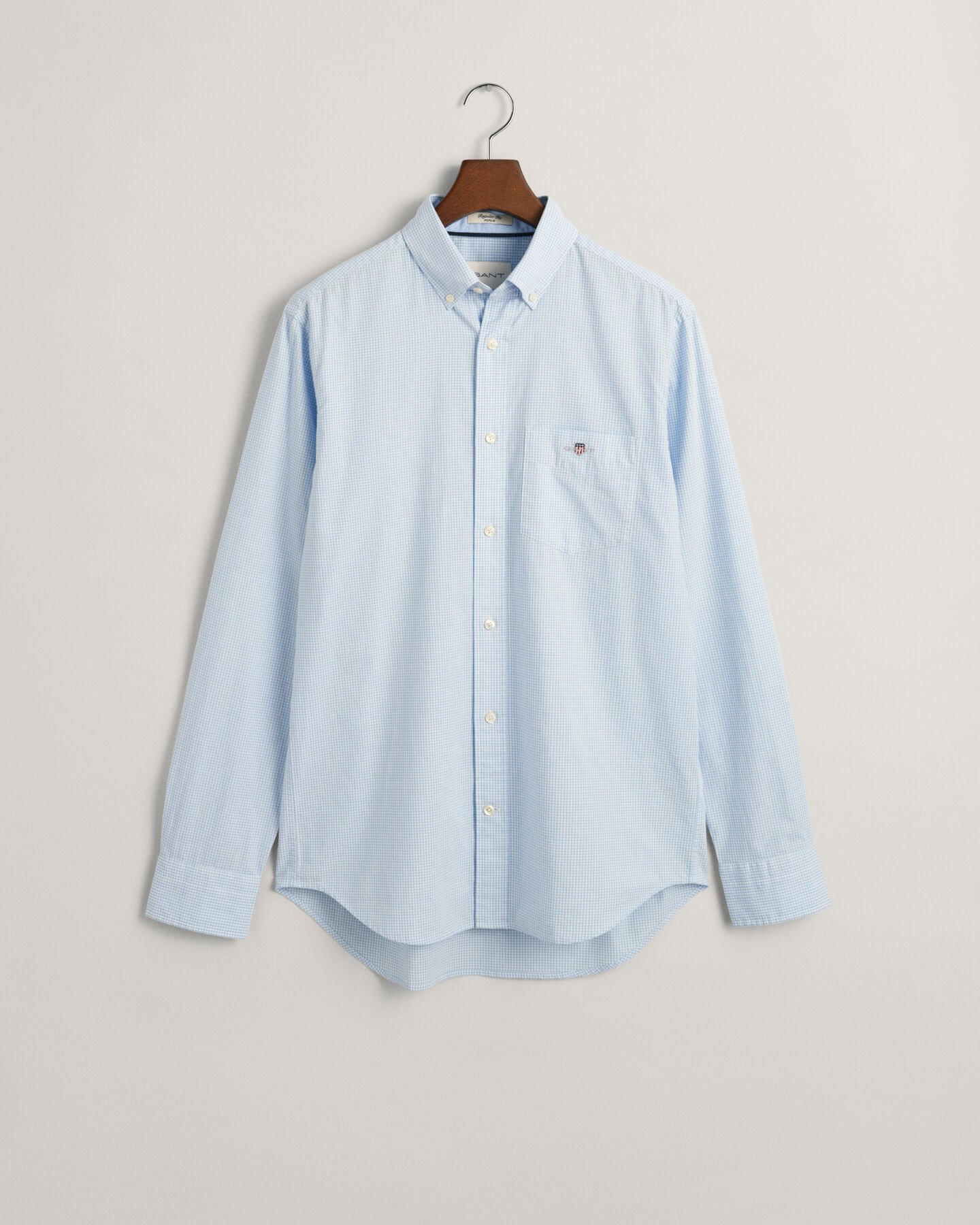 Seasonal Essential Regular Fit Archive Shield Gingham Poplin Shirt