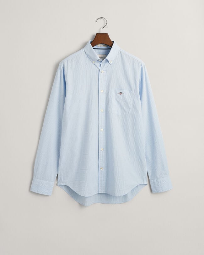 Seasonal Essential Regular Fit Archive Shield Gingham Poplin Shirt