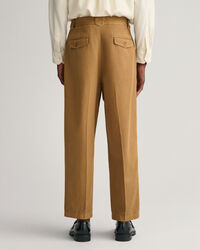 Pleated Twill Chinos