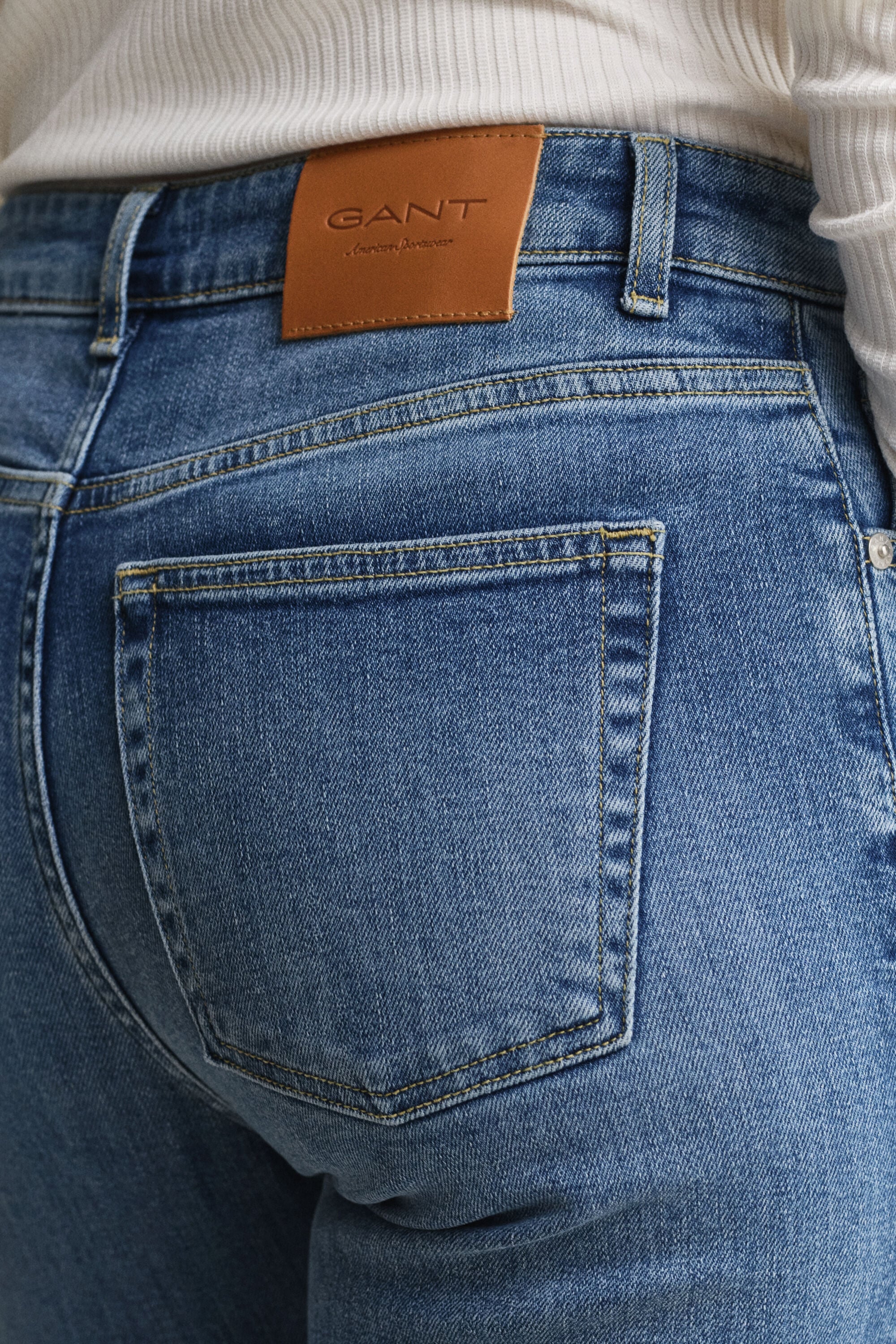 Slim Flared Stretch Jeans