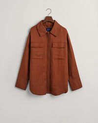 Linen Viscose Shirt Jacket