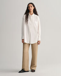 Linen Viscose Pull-On Pants