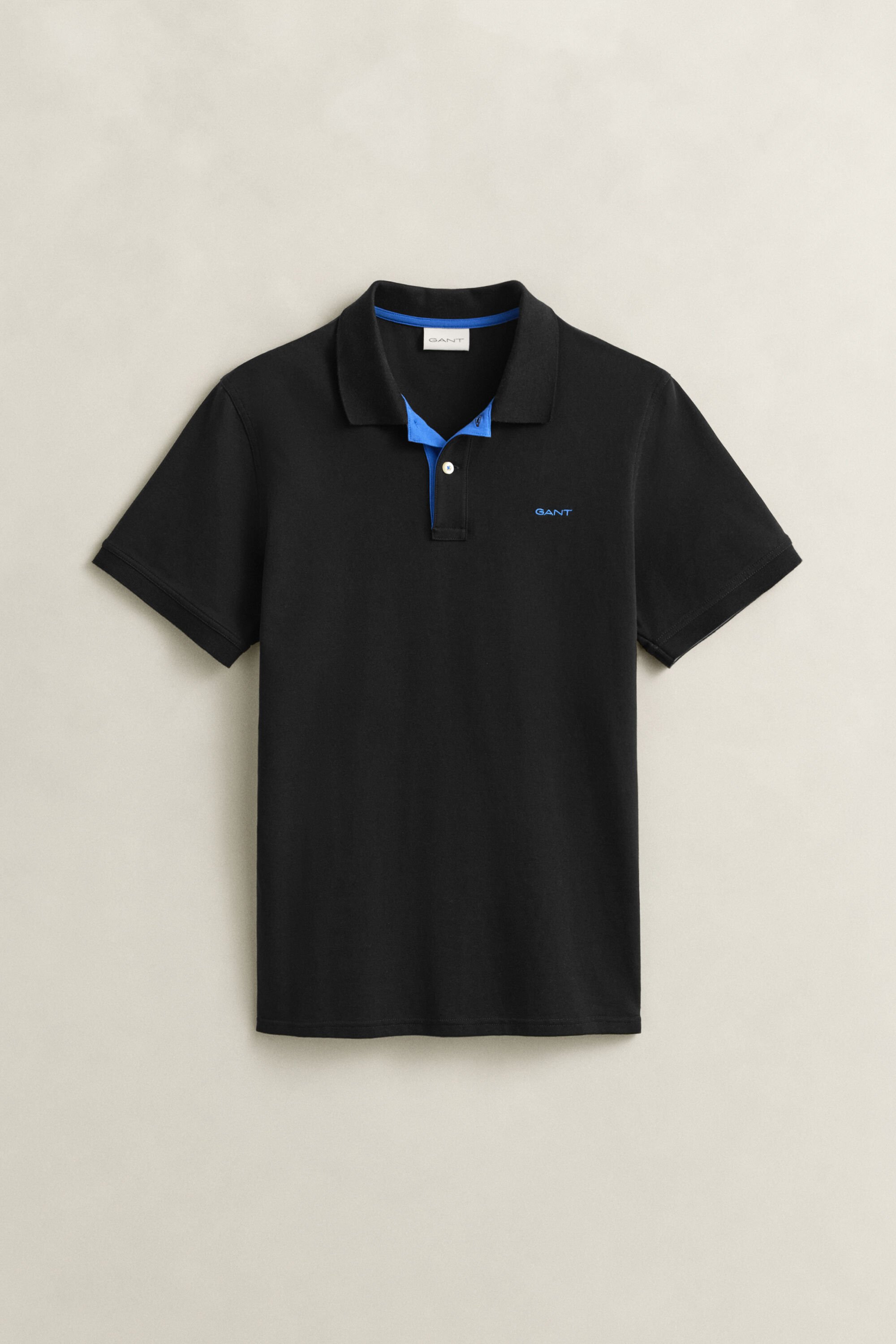 Contrast Piqué Polo Shirt