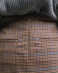 Checked Pencil Skirt