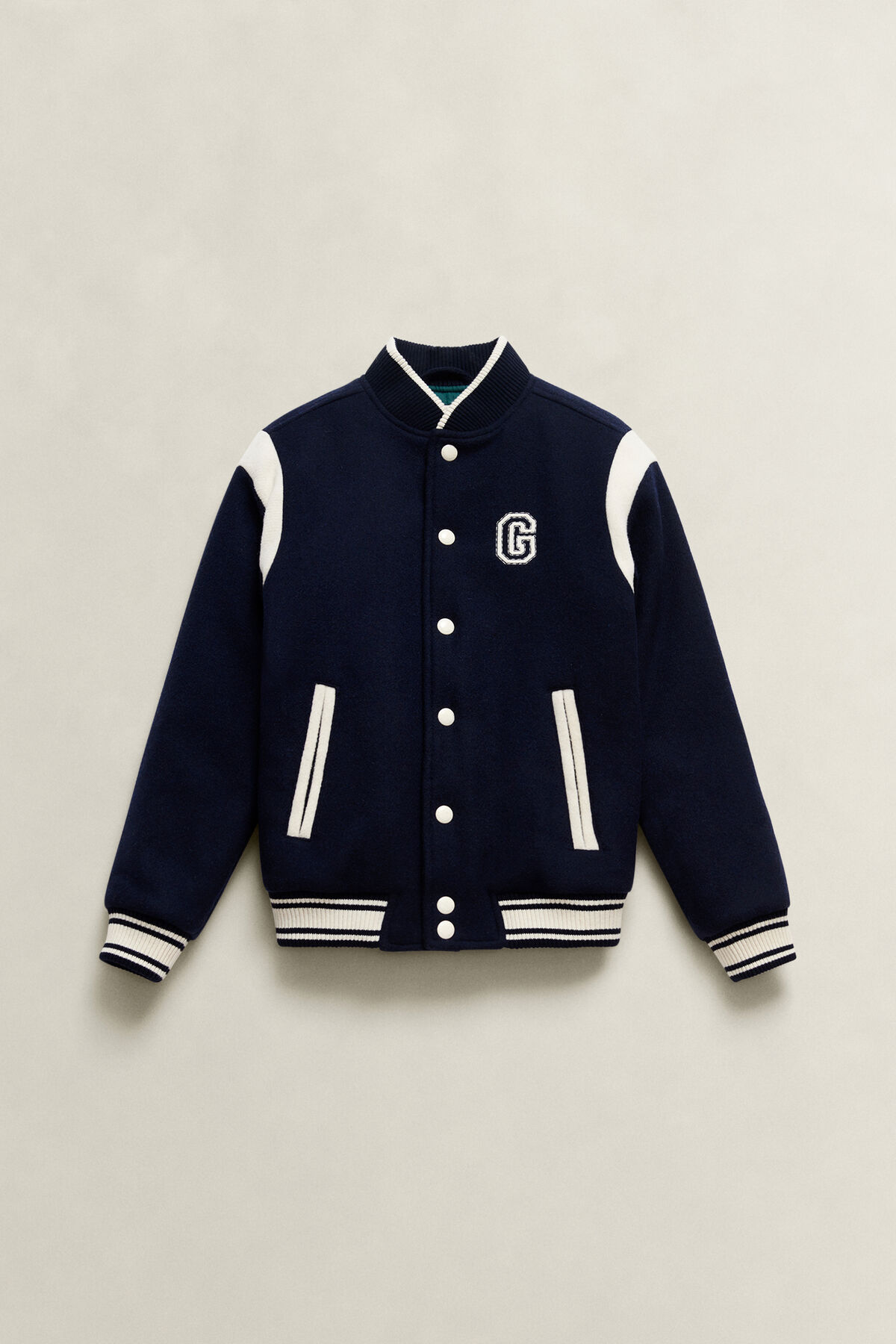 Teens Varsity Jacket — EVENING BLUE
