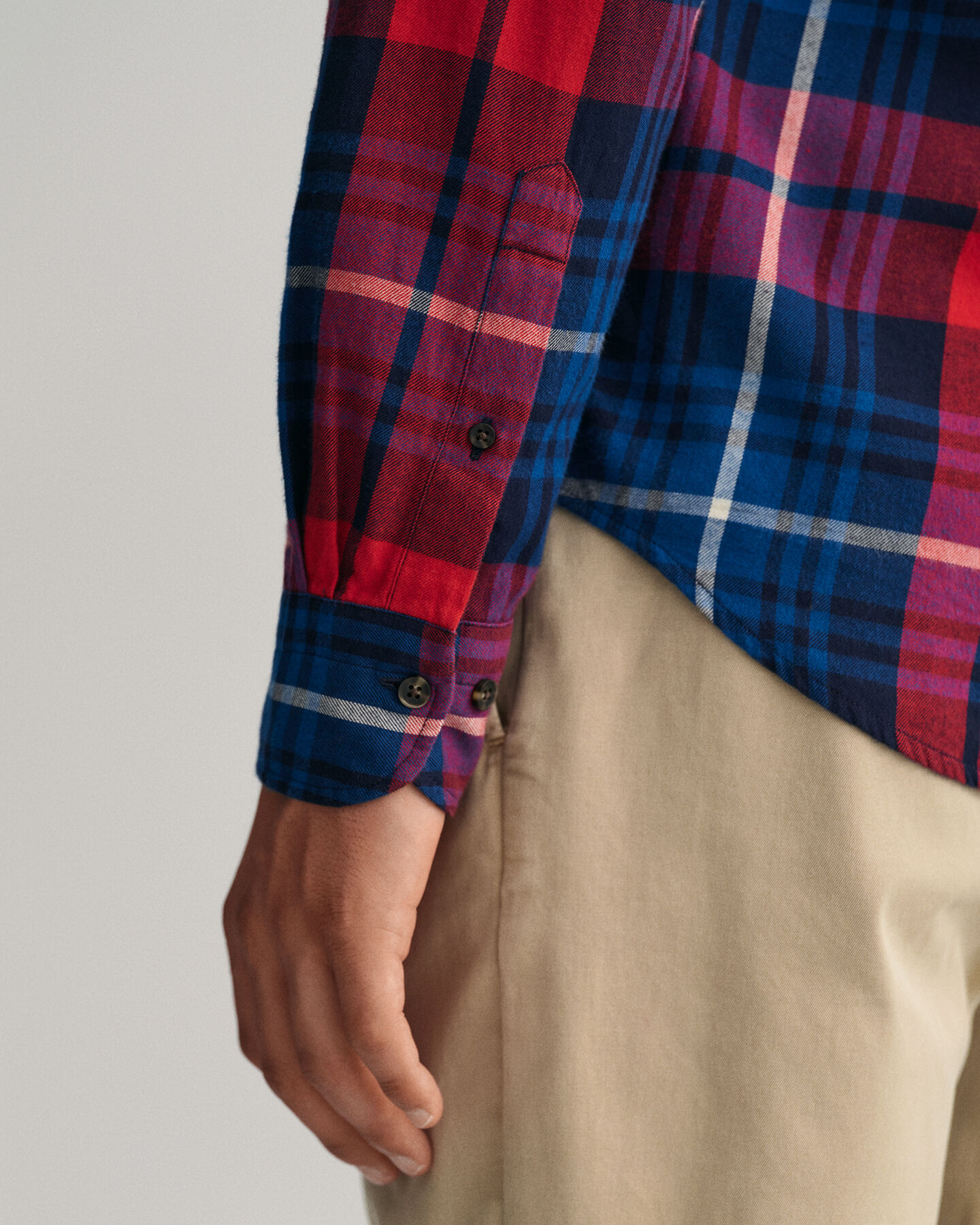 Regular Fit Plaid Flannel Shirt