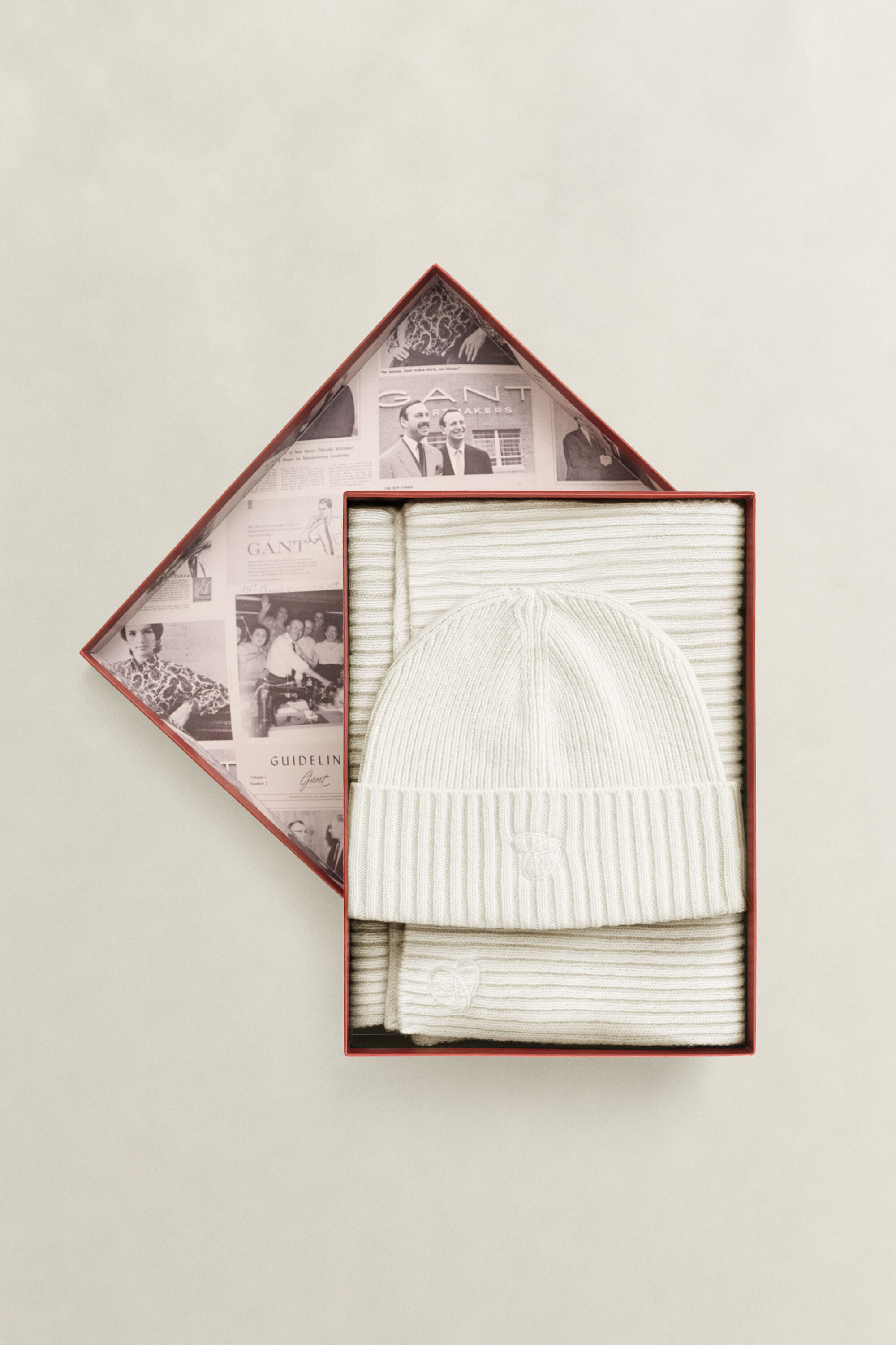 Embroidered Scarf & Beanie Gift Set