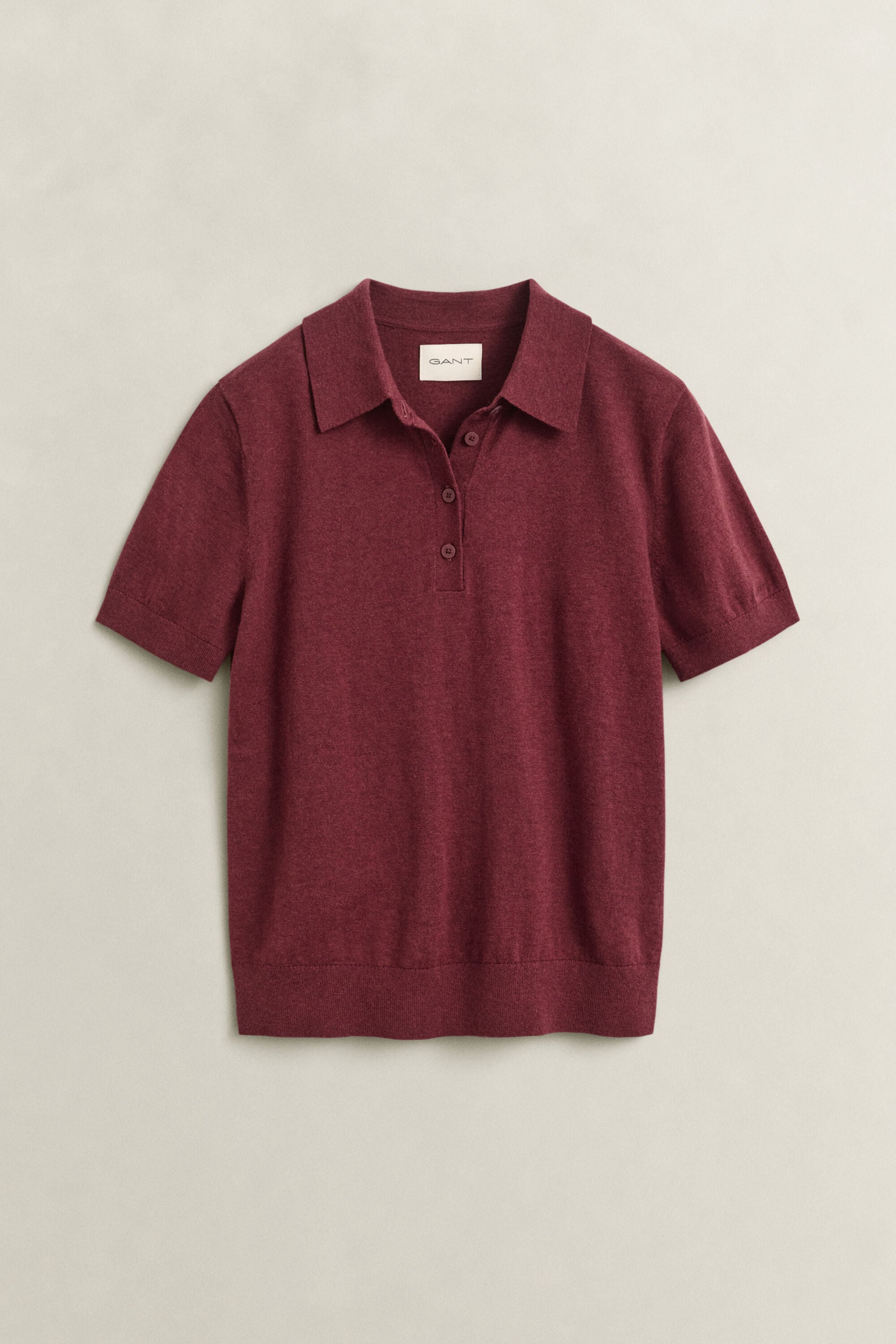 Light Knitted Polo Sweater