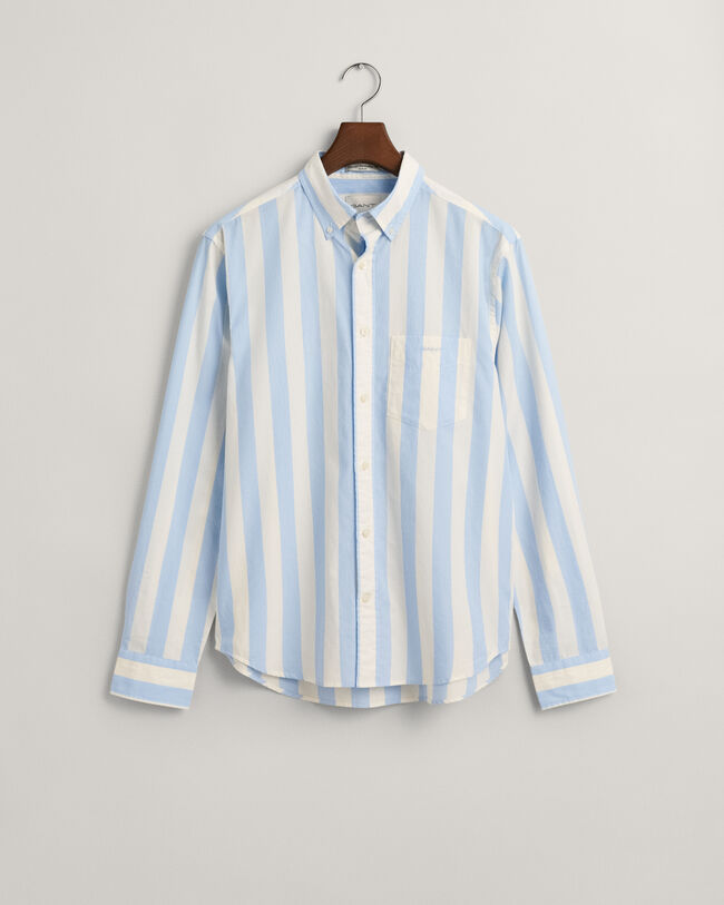 Regular Fit Parasol Striped Poplin Shirt