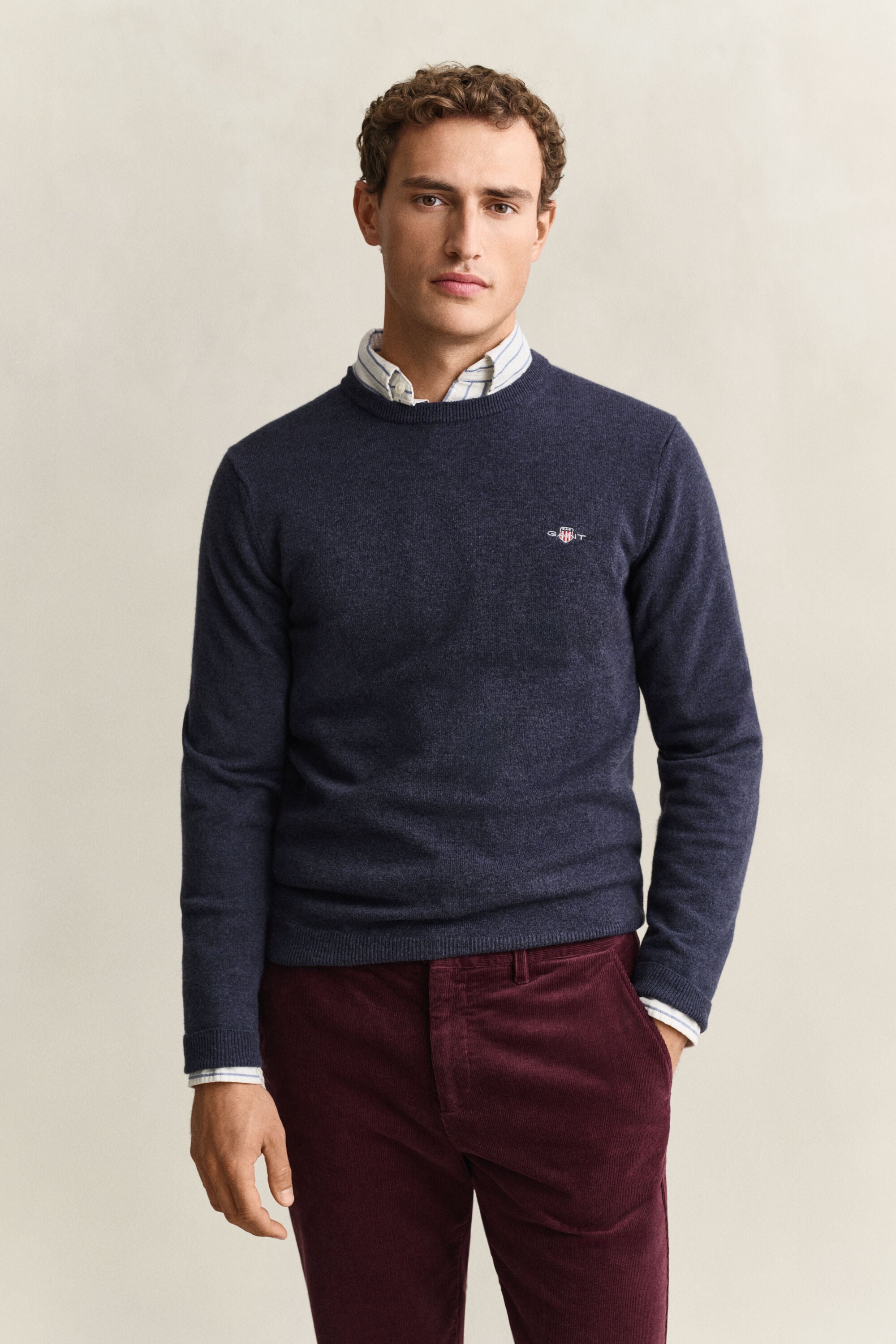 Lambswool Crew Neck Sweater