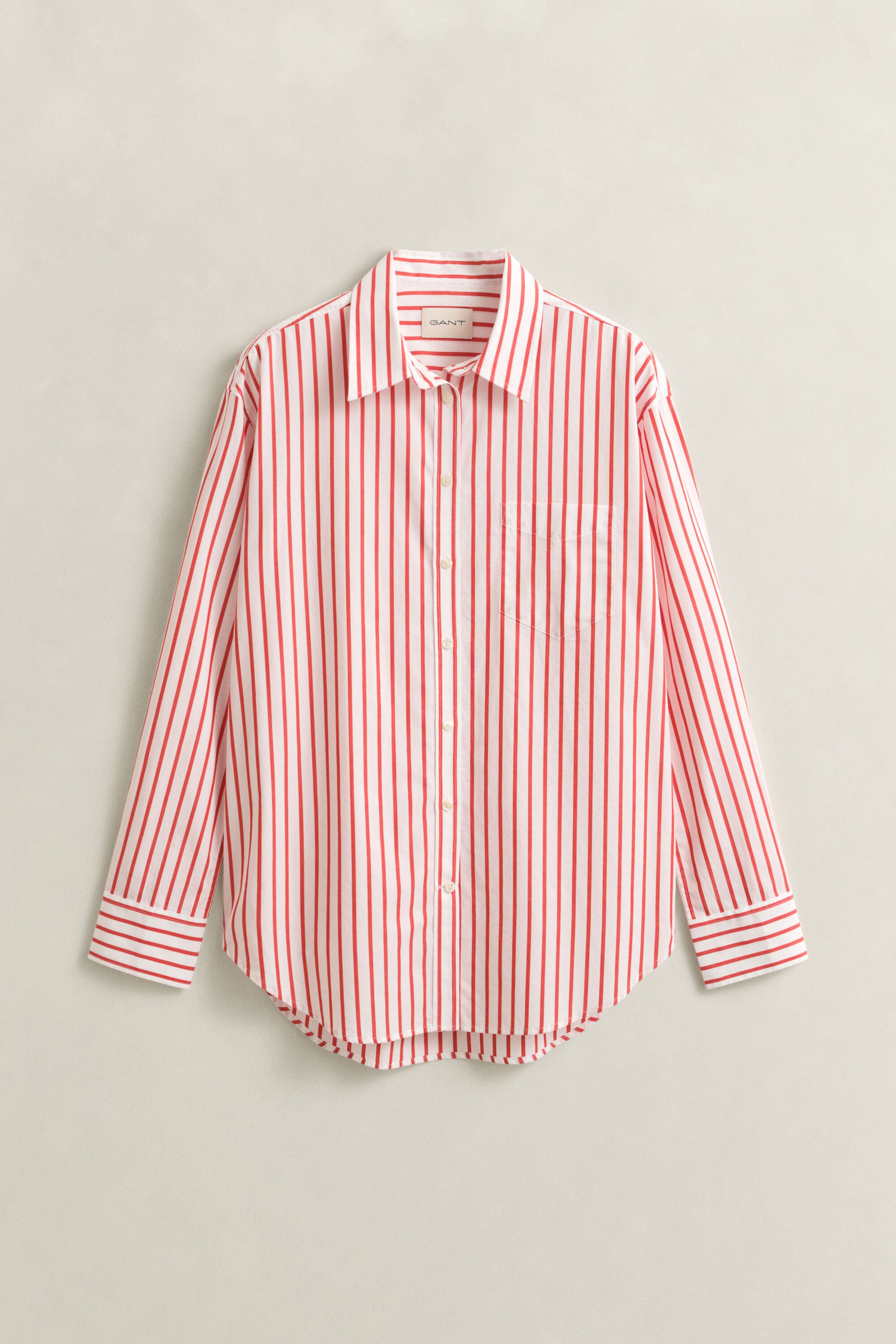 Relaxed Fit Classic Striped Poplin Shirt