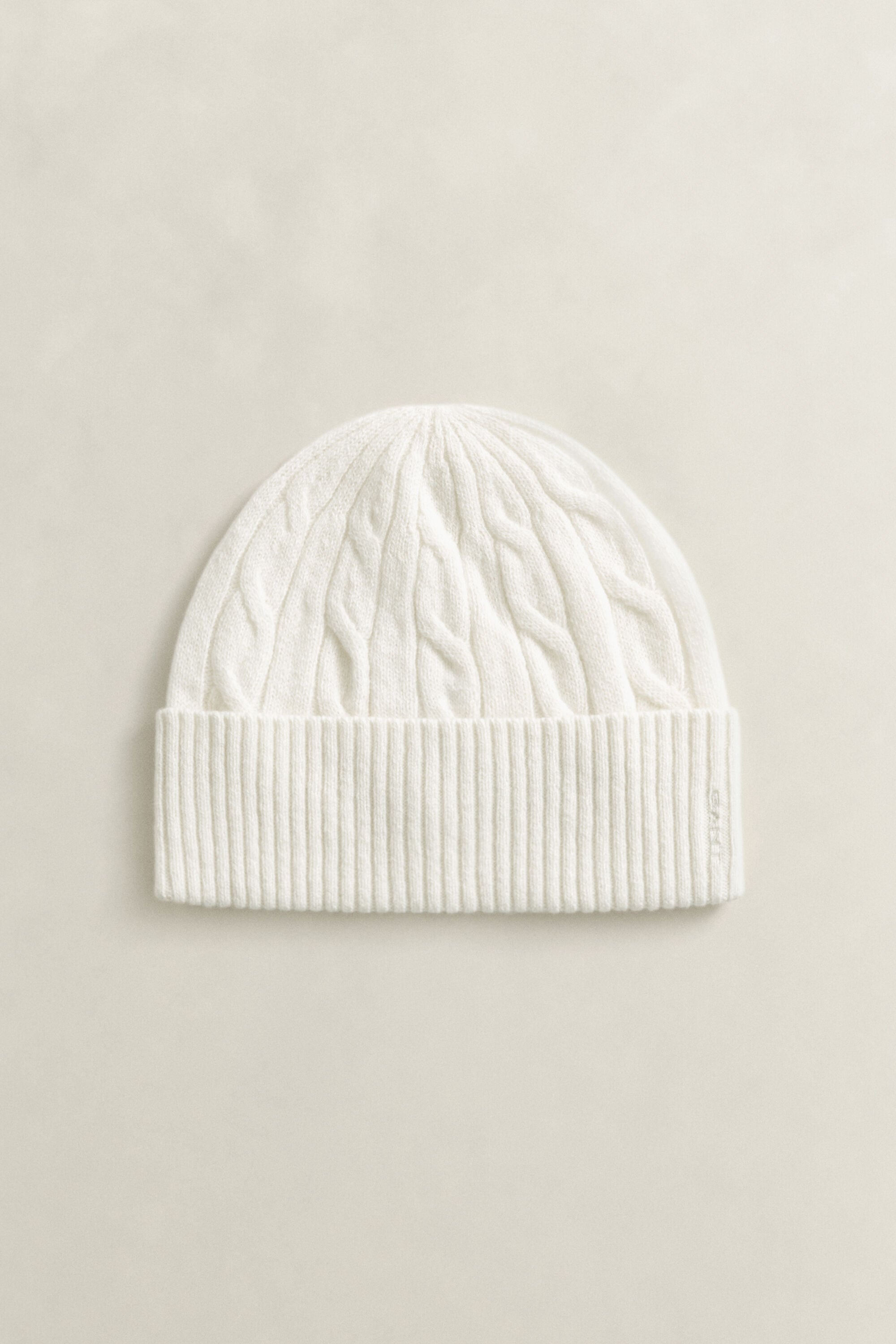 Wool Cable Knit Beanie
