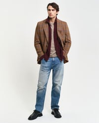 Cable Knit Zip Cardigan