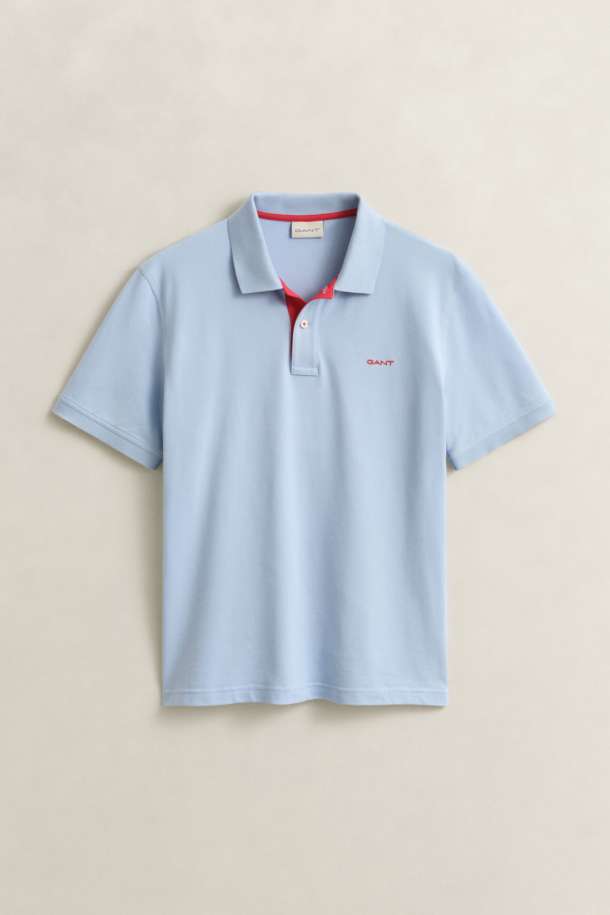 Contrast Piqué Polo Shirt