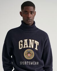 Crest Shield Rollneck Sweater