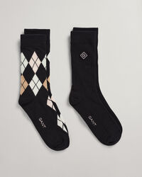 2-Pack Argyle Socks