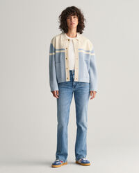 Color Blocked Cardigan