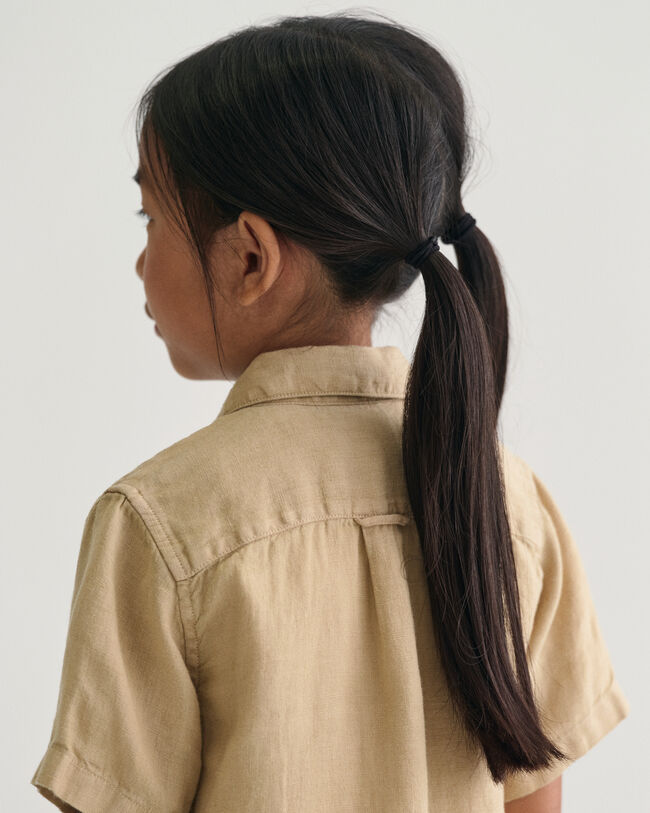 Kids Linen Short Sleeve Shirt