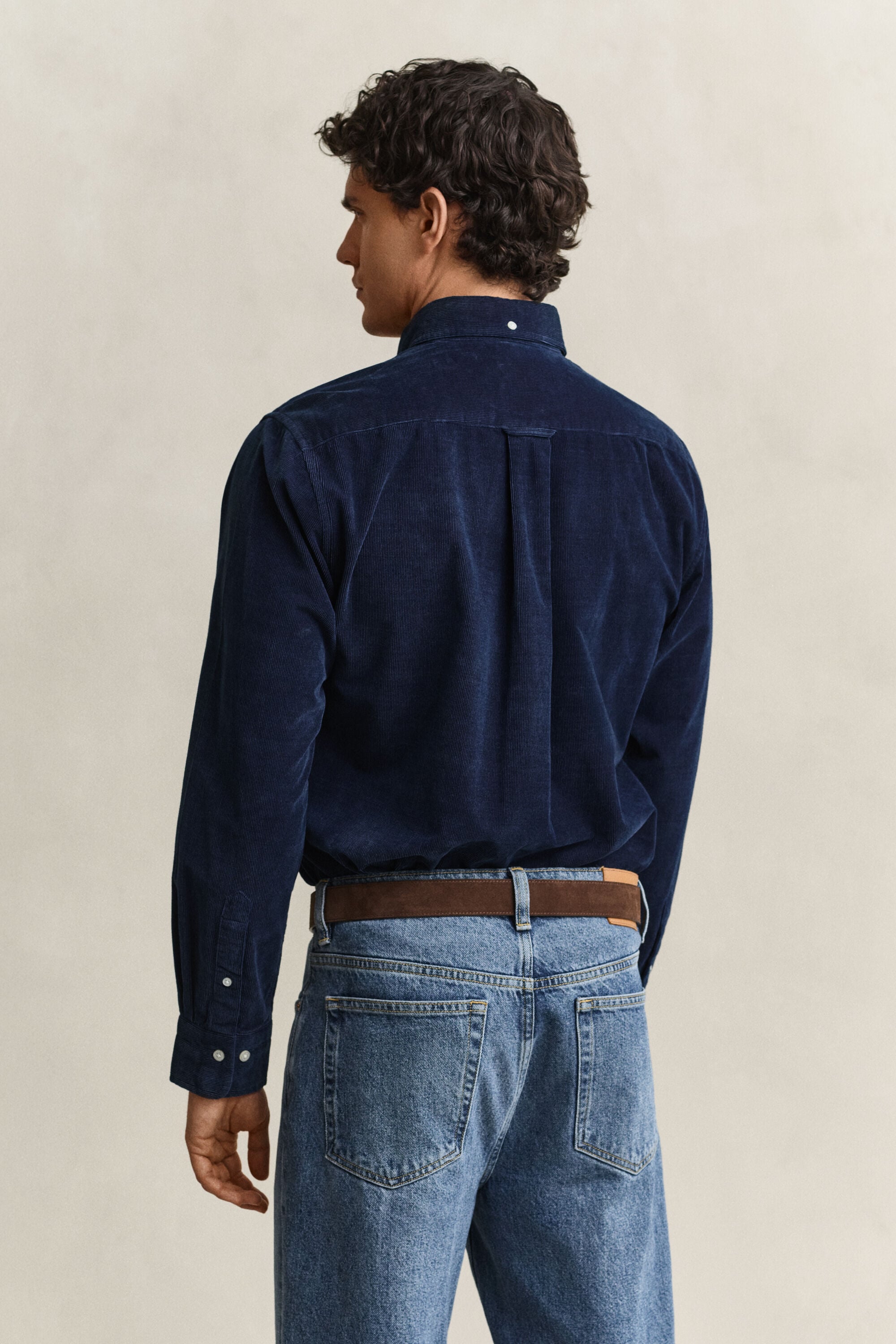 Indigo Corduroy Shirt