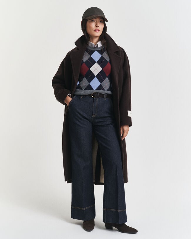 Argyle Crew Neck Vest