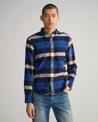 Regular Fit Flannel Plaid Shirt
