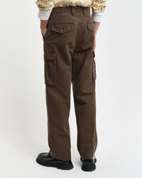 Regular Fit Cotton Twill Cargo Pants