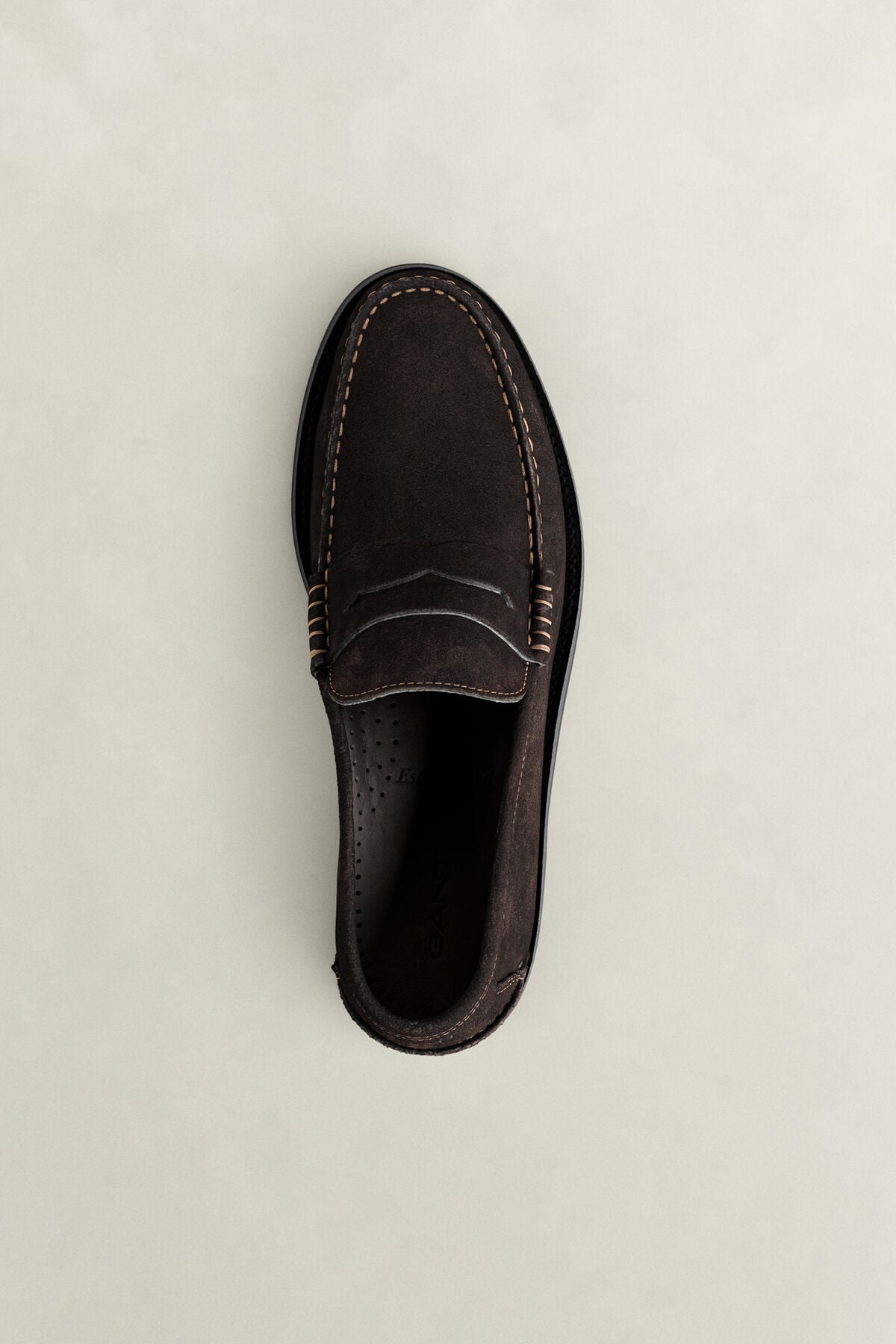 Lenkoxx Suede Loafers — WEATHERED BROWN