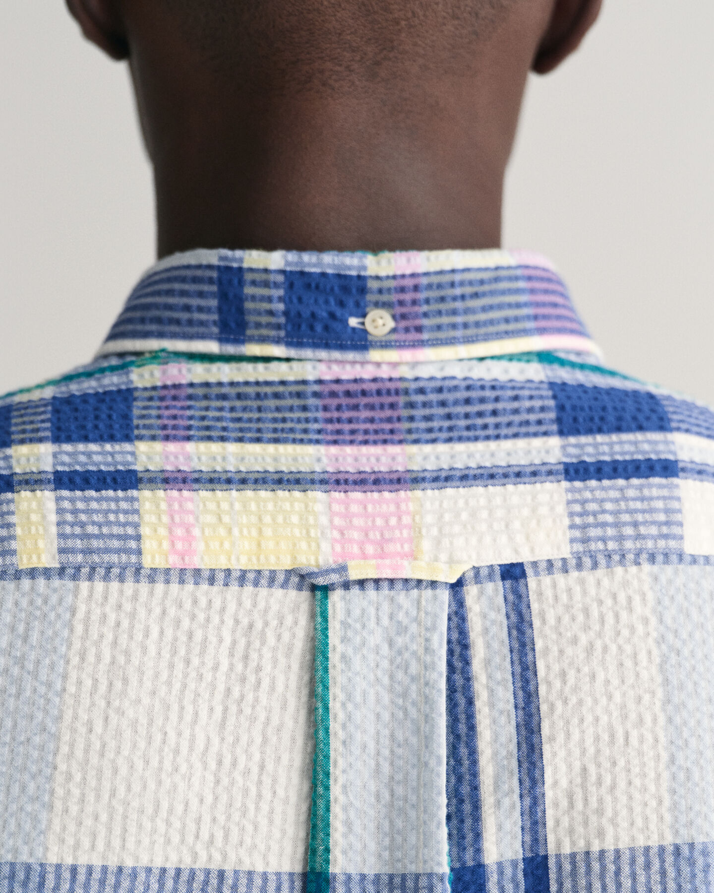 Regular Fit Seersucker Madras Shirt