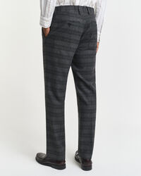 Slim Fit Glen Check Suit Pants