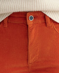 Farla Slim Fit Cropped Corduroy Jeans