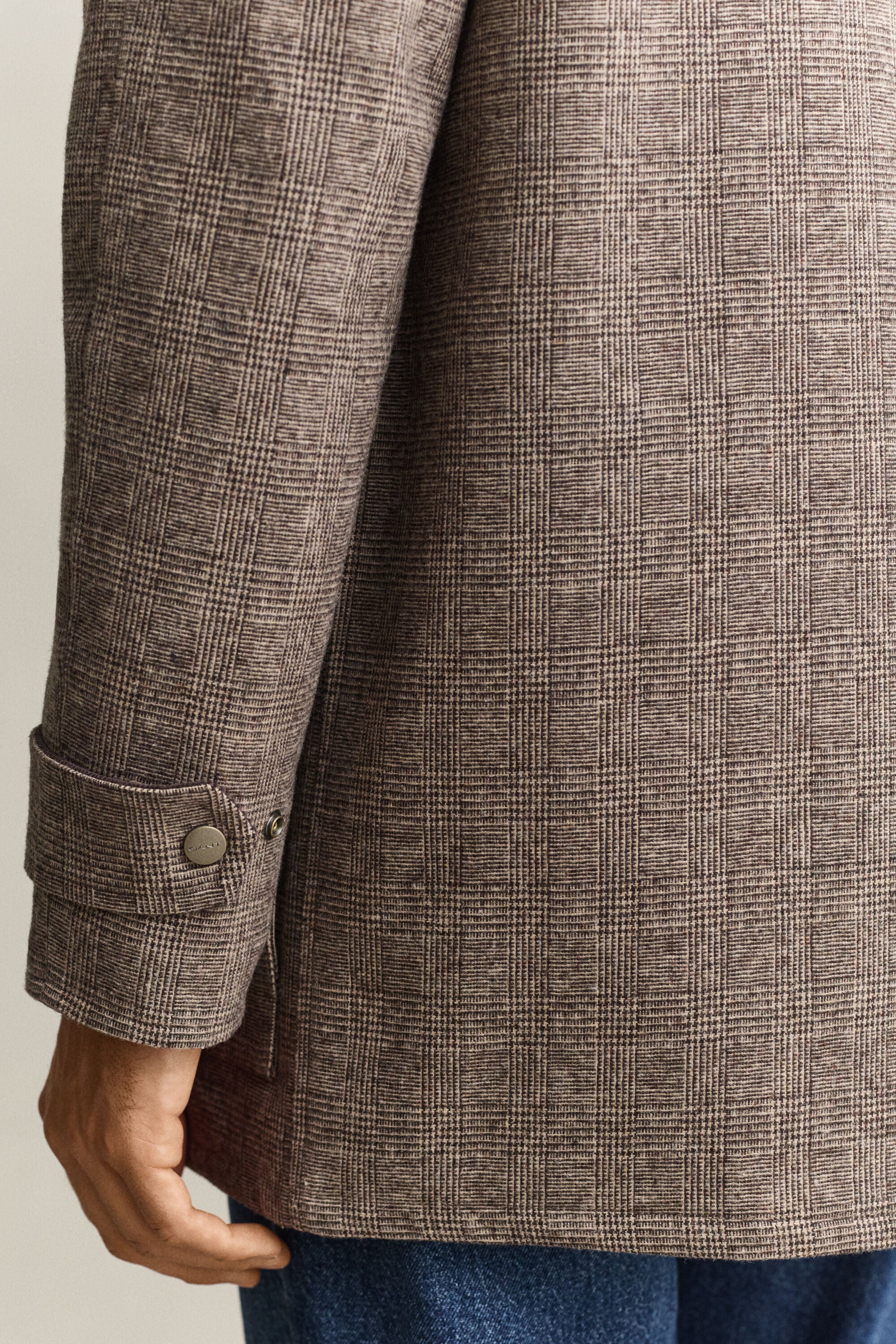 Wool Blend Double Decker Jacket