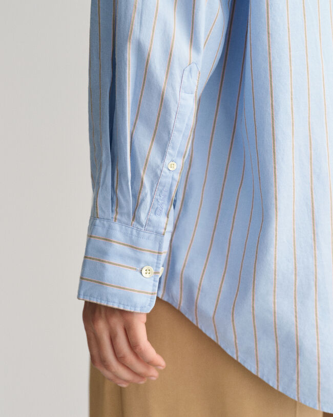 Oversized Striped Luxury Oxford Shirt