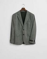 Slim Fit Flannel Herringbone Suit Jacket