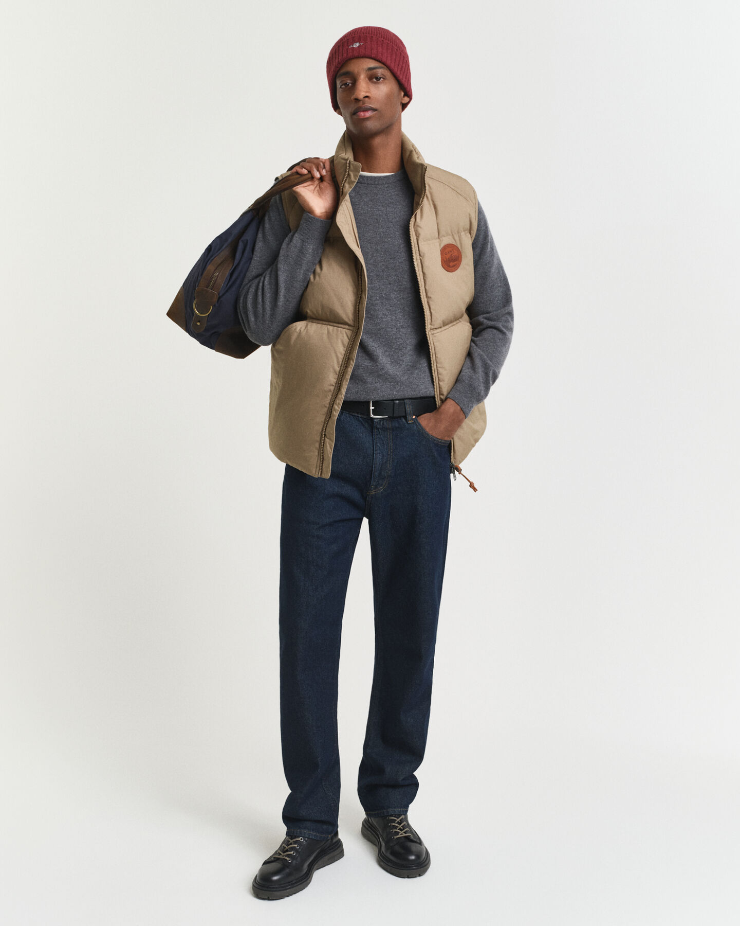 Superfine Lambswool Crew Neck Sweater