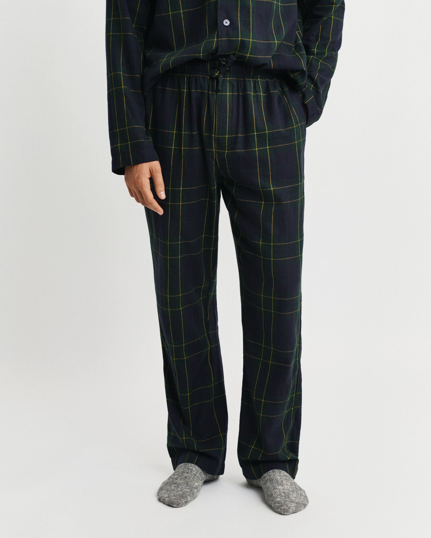 Flannel Checked Pajama Set Gift Box