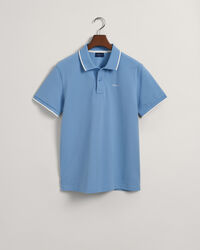Contrast Tipped Piqué Polo Shirt