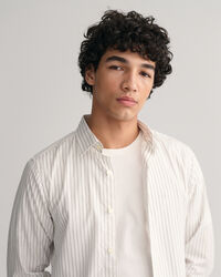 Slim Fit Formal Pinstriped Shirt